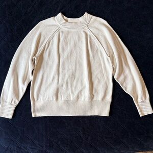 Banana Republic Women's Cream Crew Neck Sweater
